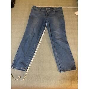 Talbots Denim Flawless Five Pocket Slim Ankle - Size 14 - Gently Used
